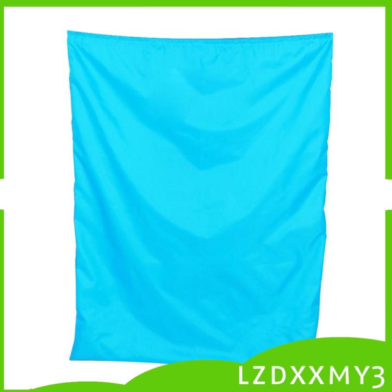 [Lzdxxmy3] ความจุขนาดใหญ่กระเป๋ากันน้ํา Drawstring Storage Sack สีฟ้า 50x70 ซม.
