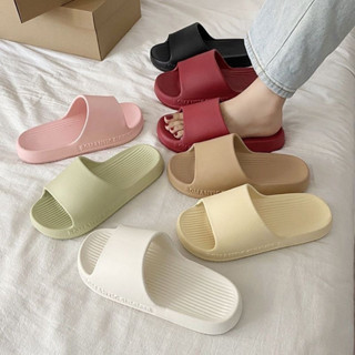 รองเท้าแตะรุ่นยางEVA รองเท้าแตะใส่ในบ้าน ใส่ลำลอง พื้นหนานุ่…