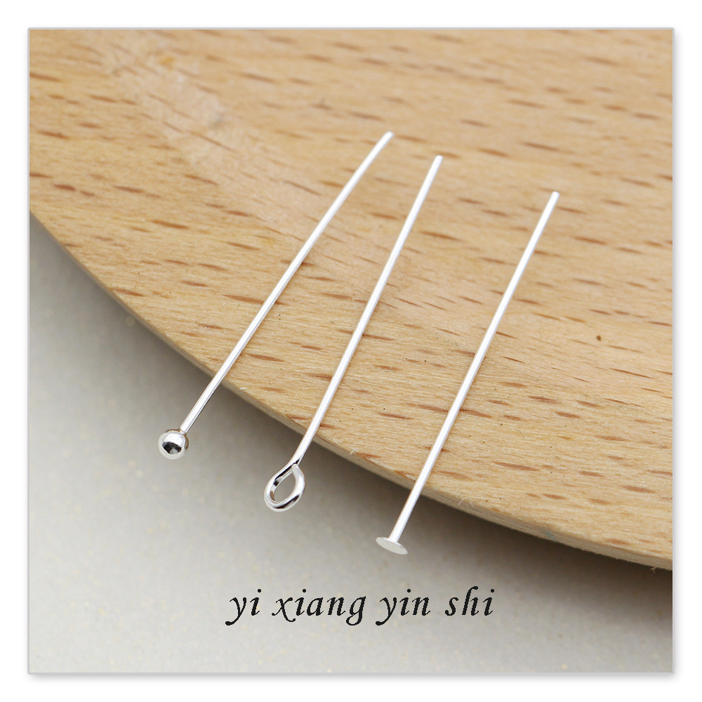 เข็มเงินSterling 925 สำหรับ DIY เครื่องประดับ ต่างหู สร้อยข้อมือ และลูกปัด