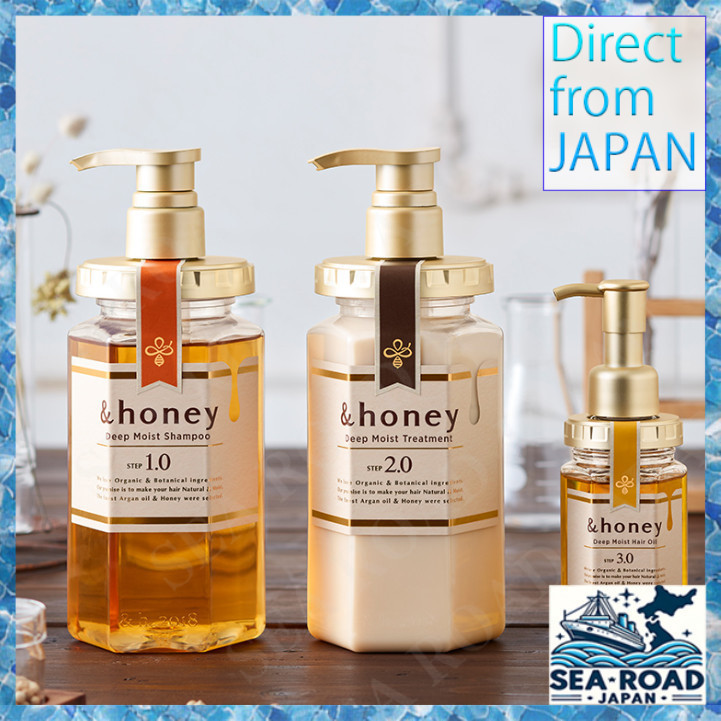 &honey deep moist - shampoo treatment refill hair oil hair pack