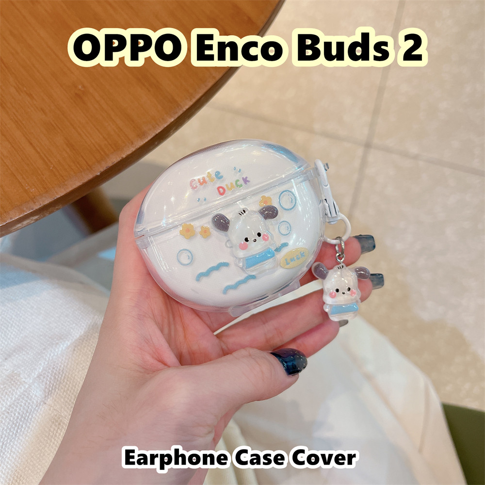ส่วนลดสําหรับ Oppo Enco Buds 2 Case Simple Cartoon Soft Niche Cartoon Case Casing Cover