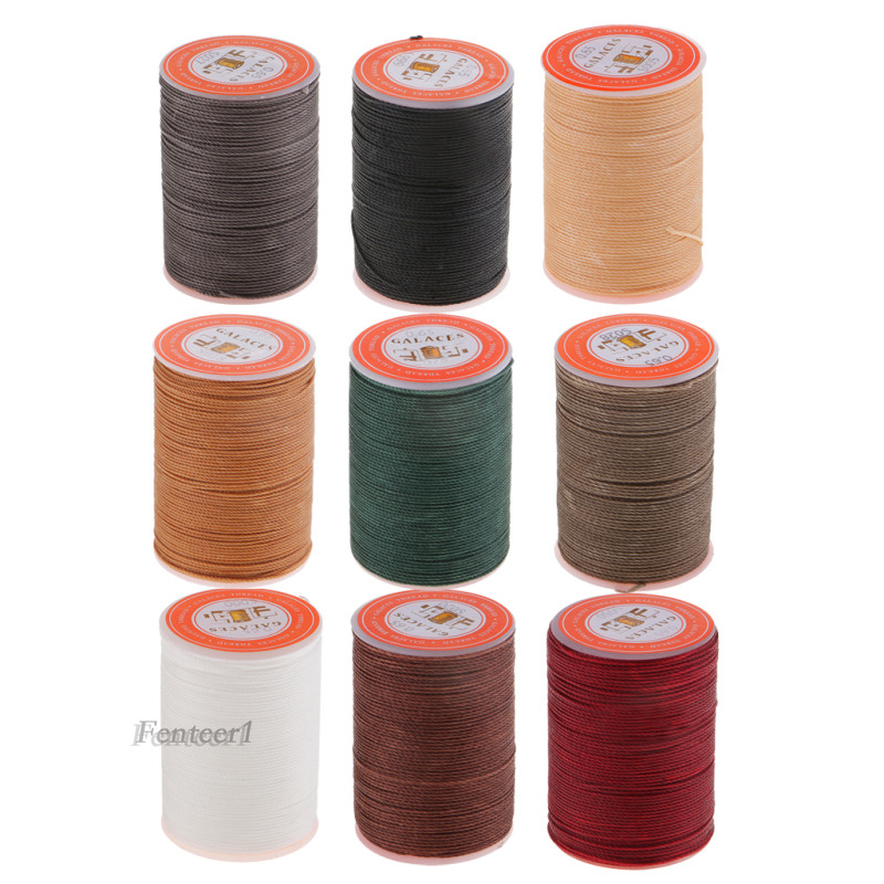 Waxed Thread 0.65mm Polyester Cord For Sewing Stitch Leather Crafts Bracelet