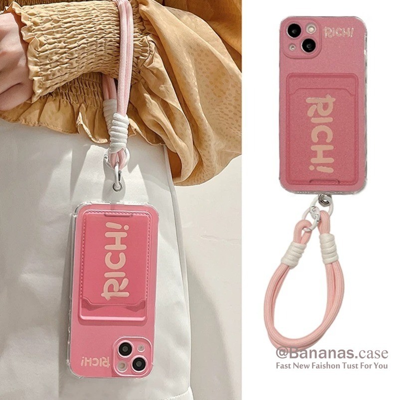 Iphone 16 15 14 13 12 11 Pro Max X XR XS Max X XR XS Max 7 8 Plusเคสโทรศัพท์การ์ตูนกระต่ายหมี+Lanyardคู่ปกอ่อน