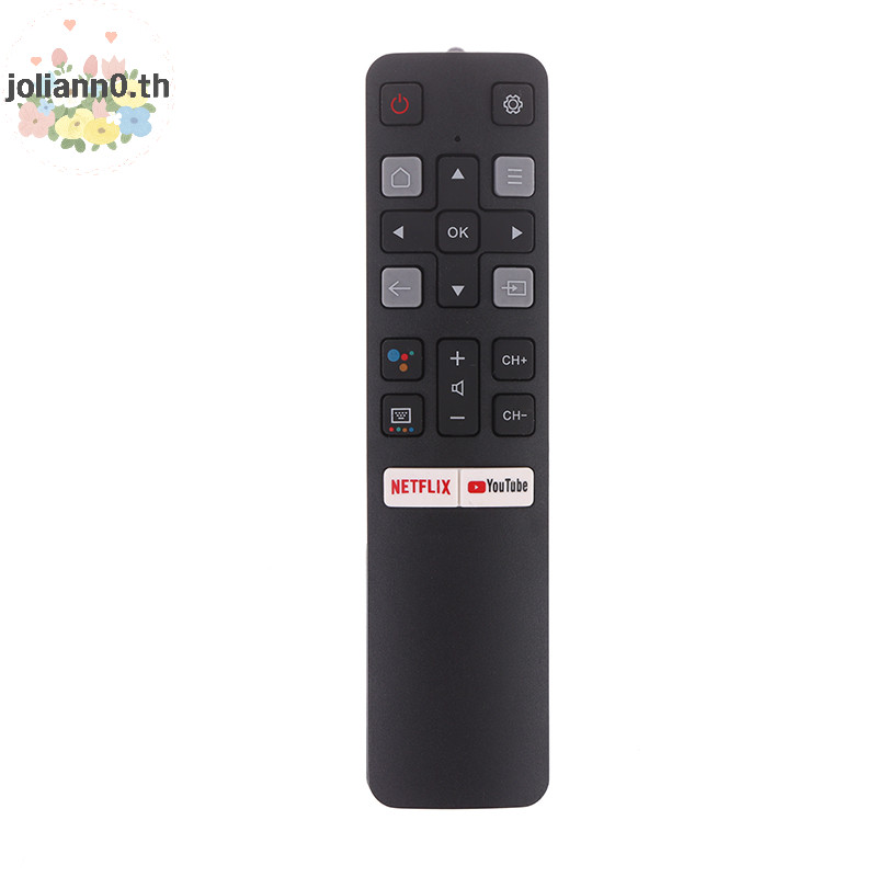 Joliann0 สําหรับ TCL พร้อม Netflix และ YouTube RC802V 49P30FS 65P8S 55C715 49S6800 43S434 ใหม่เสียงร