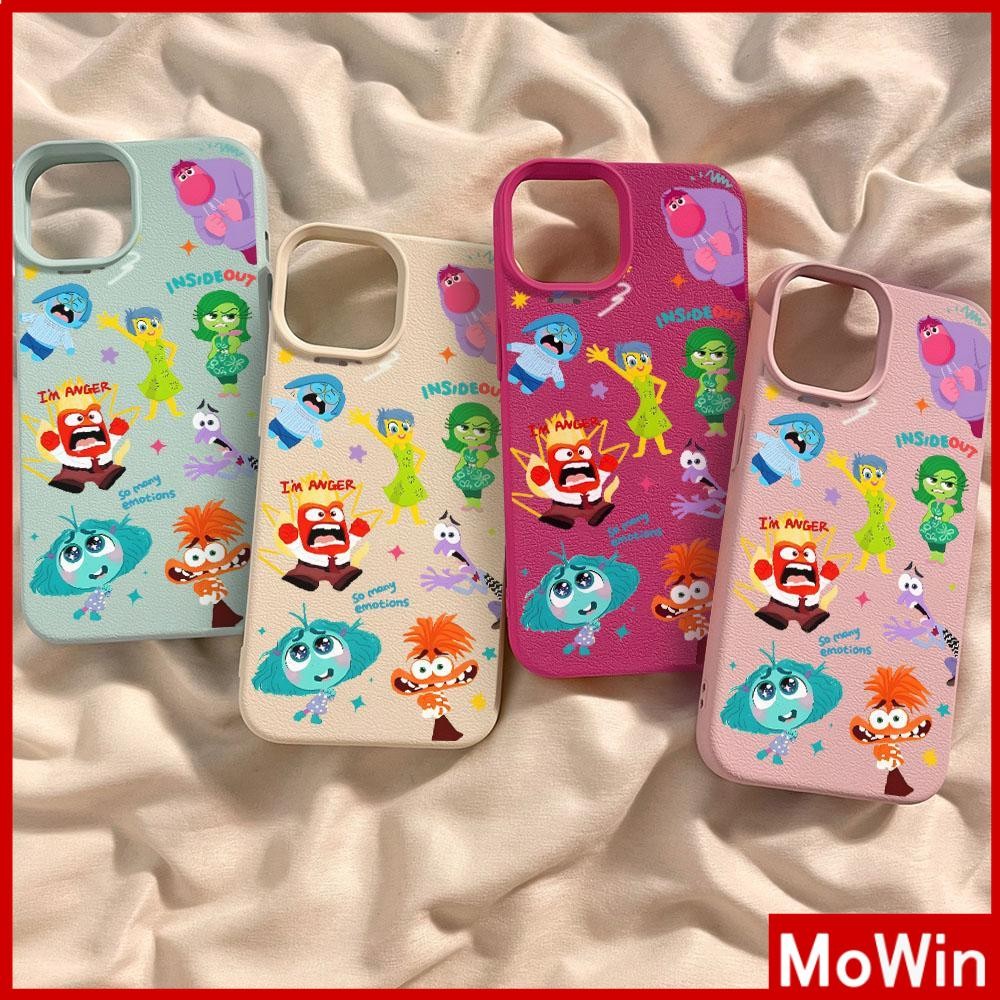 Movin - เคส iPhone 16 Pro Max iPhone 11 เคสหนังเนื้อนิ่มสีแคนดี้ TPU รูปการ์ตูนน่ารักๆ Compatible With iPhone15 Pro max 14 13 12 Pro max XS XR 7 Plus 8 Plus