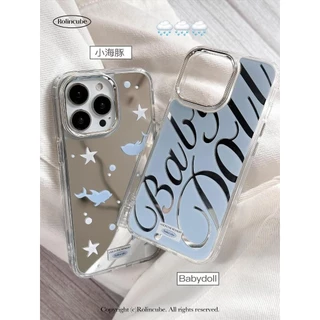 กระจกแต่งหน้านุ่มโปร่งใสกรณี Anti-Fall เคสโทรศัพท์สําหรับ iPhone 16 Promax 15 Promax 12 13 Mini 14plus 11 Pro Max X XS XR XS Max 7 8 plus Se2020