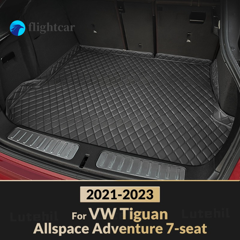 Lutehil รถ Trunk สําหรับ Volkswagen VW Tiguan L (Allspace) 7 ที่นั่ง 2021 2022 2023 Custom Cargo Lin