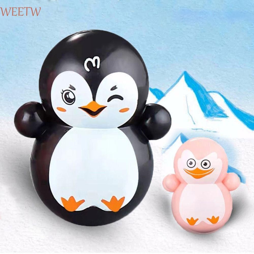 Weekw Penguin Tumbler สําหรับของขวัญเด็ก Desktop Decompression รถตกแต่งภายใน Jokes Penguin Gags ของเล่นเพื่อการศึกษา Snowman Tumbler
