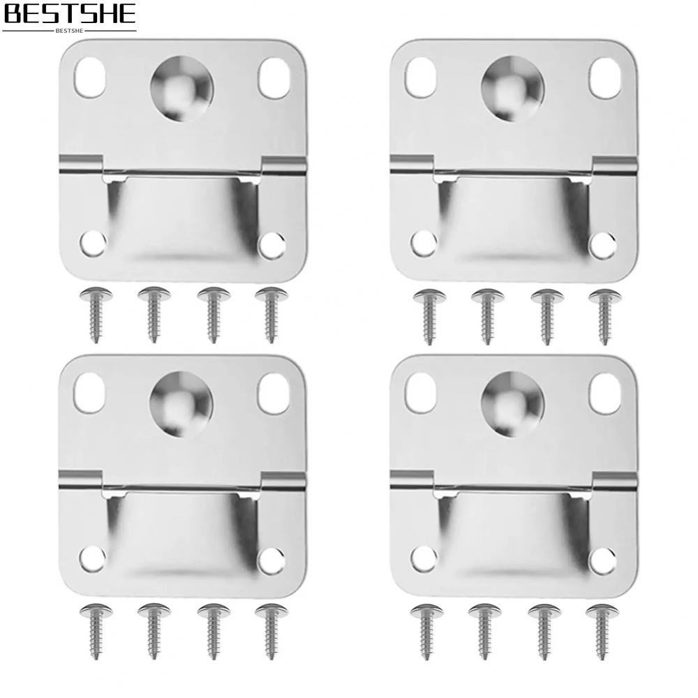 {bestshe}Cooler Hinge Stainless Steel Set Replacement for Coleman Cooler (With Screw Set)