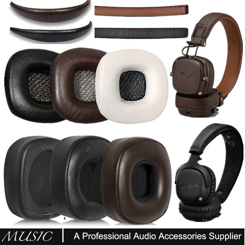แผ่นรองหูฟังทดแทนสําหรับ Marshall Major I/II/III/IV/V ANC หูฟังไร้สาย/แบบมีสาย Bluetooth, สําหรับชุดหูฟัง Major 1/2/3/4/5
