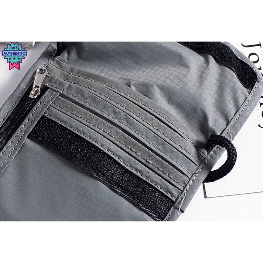 MC กระเป๋าใส่พาสปอร์ต แห้อยคอ ปลอดภัย กระเป๋าใส่เอกสารการเดินทาง รุ่น WLP-016 W4-021 PASS จากร้าน Ma