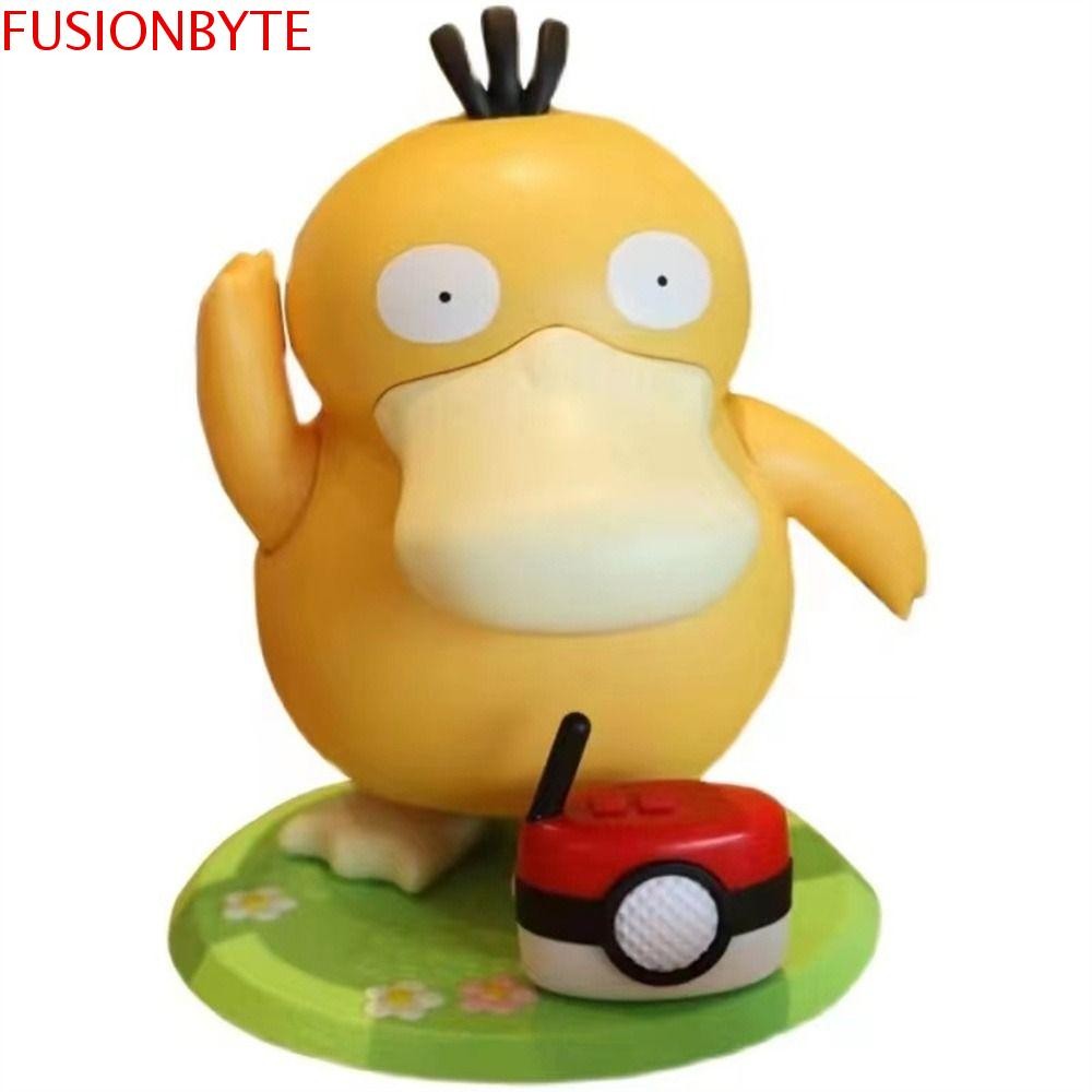 Fusionbyte Psyduck Music Box ของเล่นเด็กมีเสียงของเล่นแบบพกพาตลกอะนิเมะเป็ดเต้นรําของเล่น