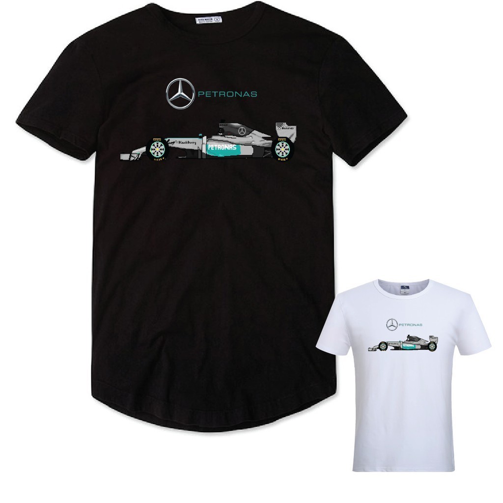 S-5XL {XS-3XL} Mercedes Amg Petronas Racing Motorsport F1 Merc Benz สูตรกีฬาฟิตเนสพลัสขนาดชายเสื้อยื