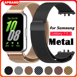 Milanese ห่วงโลหะวงสายสำหรับ Samsung Galaxy Fit 3สแตนเลสแม่เหล็กเข็มขัดสายรัดข้อมือสายนาฬิกาข้อมือสร้อยข้อมือ สำหรับ