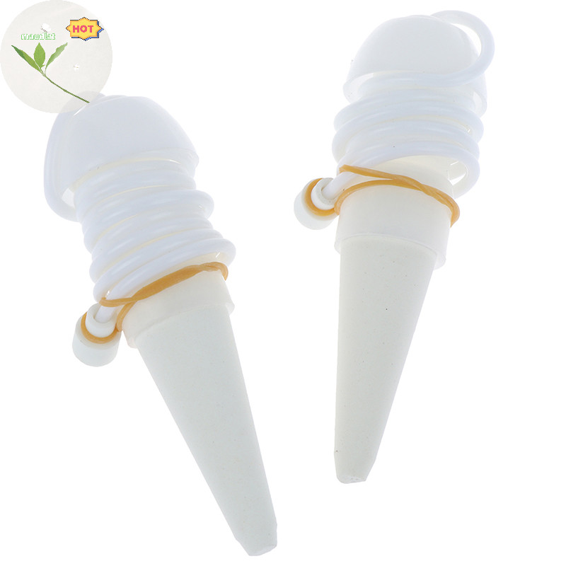 Mud 2PCs หยดอัตโนมัติชลประทาน Seepage Sprinkler สําหรับการรดน้ําด้วยตนเอง EN