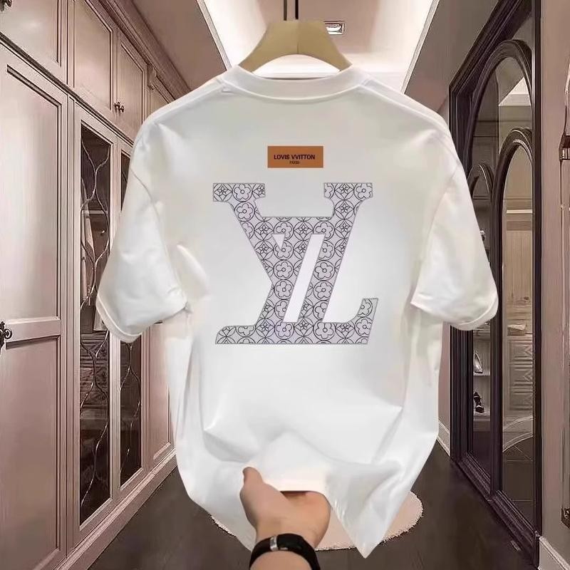 เสื้อยืด ลายการ์ตูน วัสดุผ้าฝ้าย หนาและทันสมัย แขนสั้น เสื้อเชิ้ตขาวดำ สไตล์ลำลอง เหมาะสำหรับฤดูร้อนพิมพ์ลายผู้ชาย