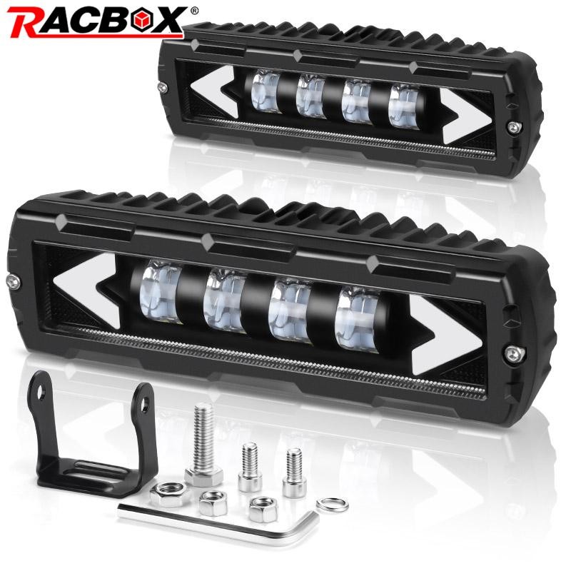 Yแถบไฟขับขี่ LED 20W 6นิ้วสำหรับมอเตอร์ไซค์ ATV UTV