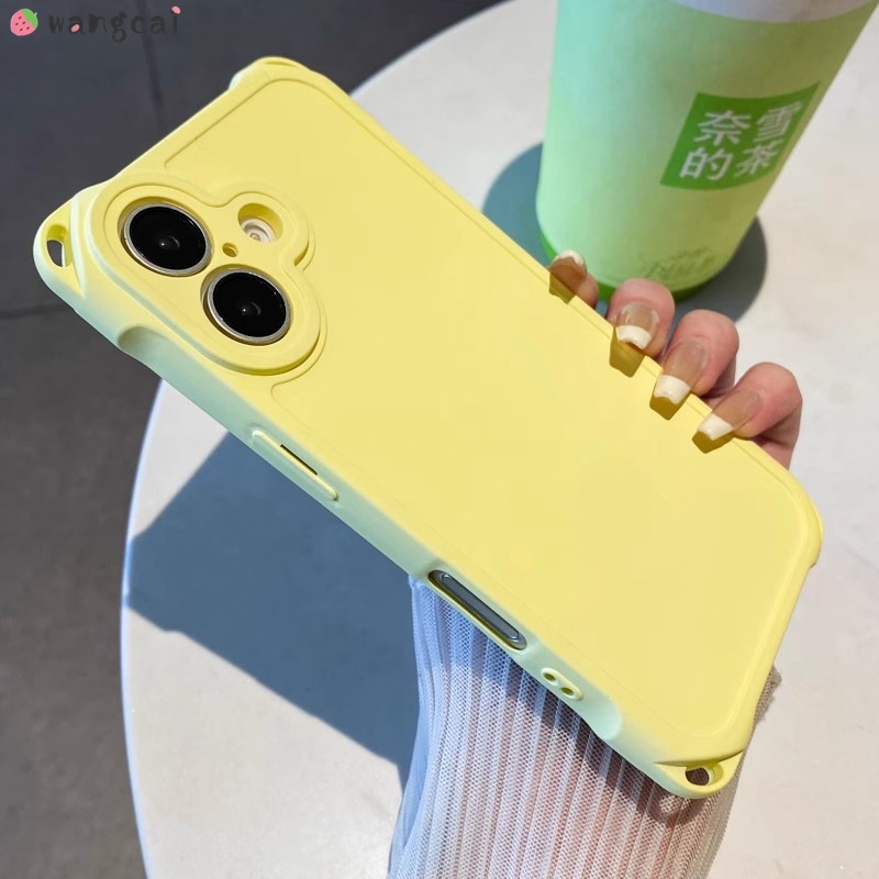 พร้อมเชือกเส้นเล็กหลุมสําหรับ OPPO A96 A78 A58 A58x A77 A57 A56 A55 5G A56s A55s เคสโทรศัพท์ 4 สี่มุมเชือกเส้นเล็กสายคล้องหลุมสีลูกกวาด Frosted Simple Soft Casing Cases กรณีฝาหลัง - รูปที่ 5