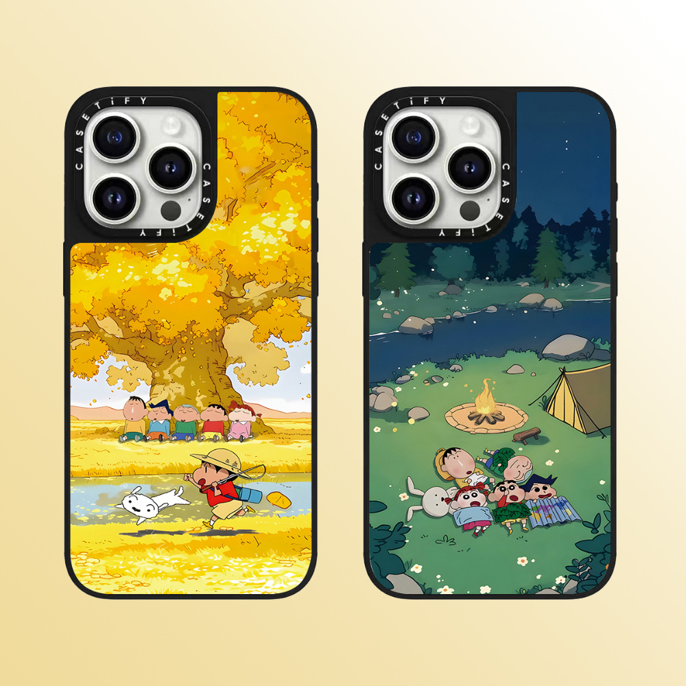 Casetify เคสโทรศัพท์กระจกคุณภาพสูงเหมาะสําหรับ iPhone 16promax 16pro 16 plus 15 promax 14 promax 15 pro 14 pro 13 pro 12 11 แฟชั่นป้องกันการตกเปลือกแข็งการ์ตูนป่า