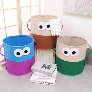 MaMa Home ตะกร้าใส่ขนม กล่องเก็บของ กล่องผ้า พับเก็บได้ มีหู…