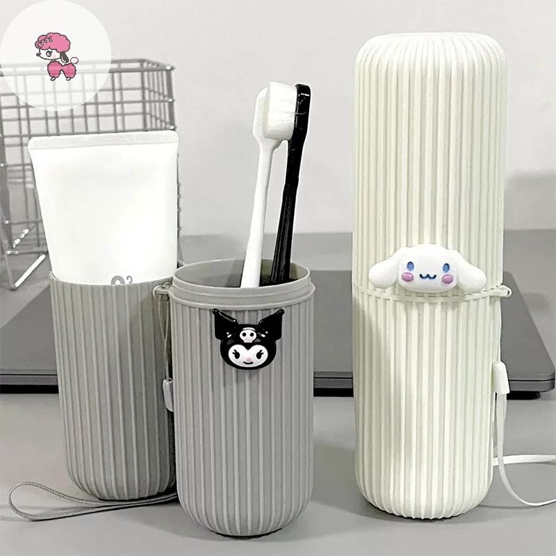 Grl น้ํายาบ้วนปากถ้วย Kawaii Sanrio น่ารักอะนิเมะแบบพกพากล่องเก็บแปรงสีฟันการ์ตูนหวานของขวัญวันเกิด TH