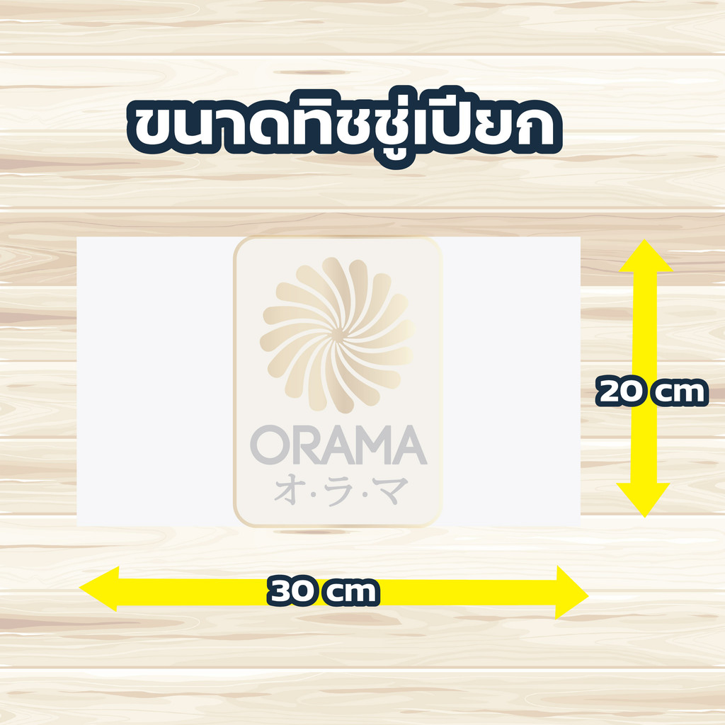 ORAMA H9 ทิชชู่เปียกถูพื้น หนาพิเศษ ผ้าเปียกใช้ถูพื้น แผ่นเช็ดพื้นชนิดเปียก  ผ้าเปียกถูพื้น - รูปที่ 3