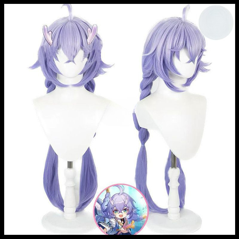 🍀Honkai: Star Rail Cosplay loli Bailu Anime wig
