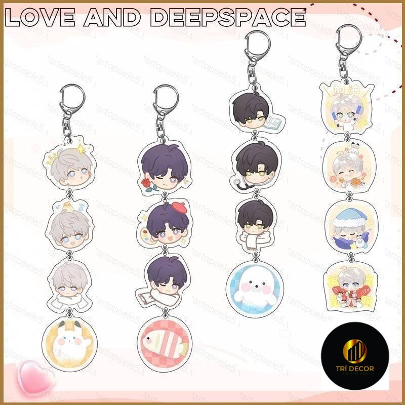 Good Love and Deep Space Rafayel Xavier Zayne acyl พวงกุญแจห้อยกระเป๋าพวงกุญแจ