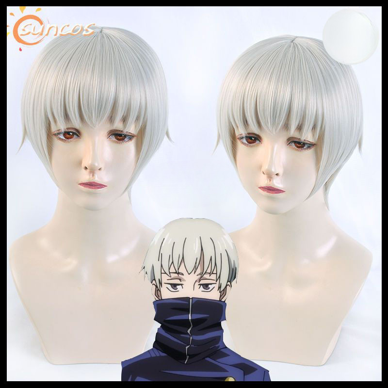 ♚-♚Jujutsu Kaisen Inumaki Toge COSplay wig
