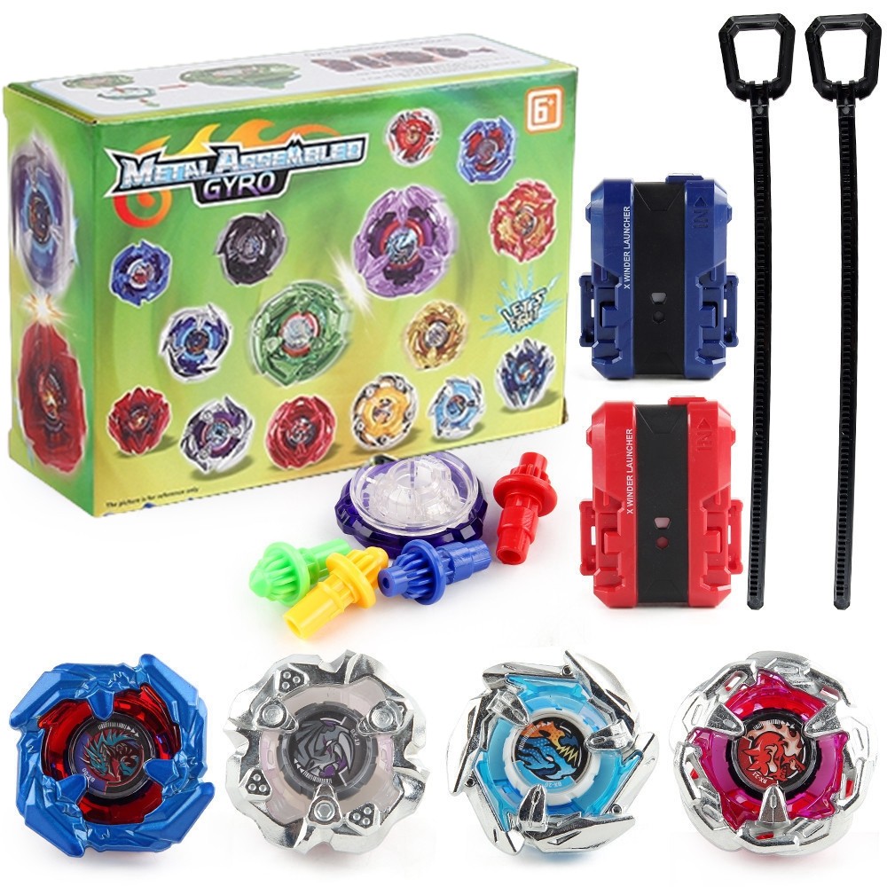 BX168-A10 4PCS BX-19 BX-20 BX-21 BX-00 BX Series Spinning Tops Burst ชุด Launcher ของเล่นเด็กของขวัญ