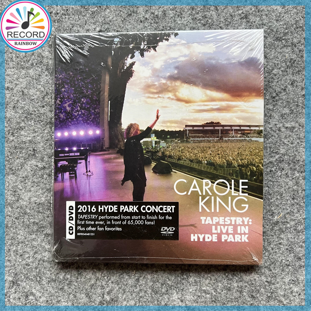 Carole King Tapestry: Live in Hyde Park Original CD+DVD Album [Sealed] Brand New 1Z0810