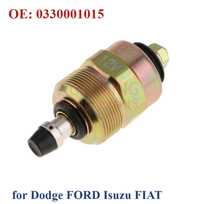 12v การใช้ปิดโซลินอยด์วาล์วสําหรับ Dodge FORD Isuzu FIAT OE: 0330001015 / 0330001040 / 0042533182