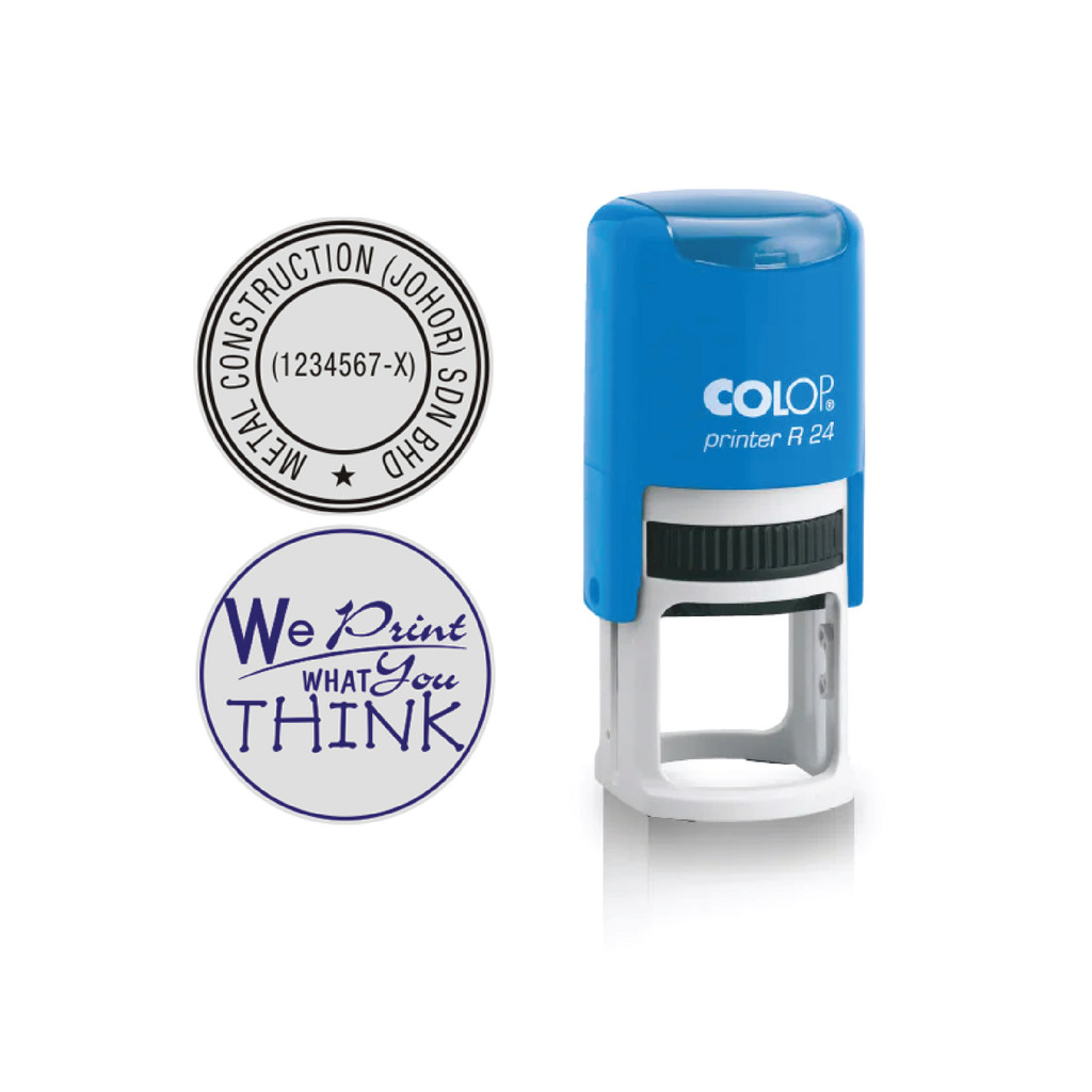Coop R24 เส้นผ่านศูนย์กลางแสตมป์ในตัว 23 มม. - หมึกสีน้ําเงิน