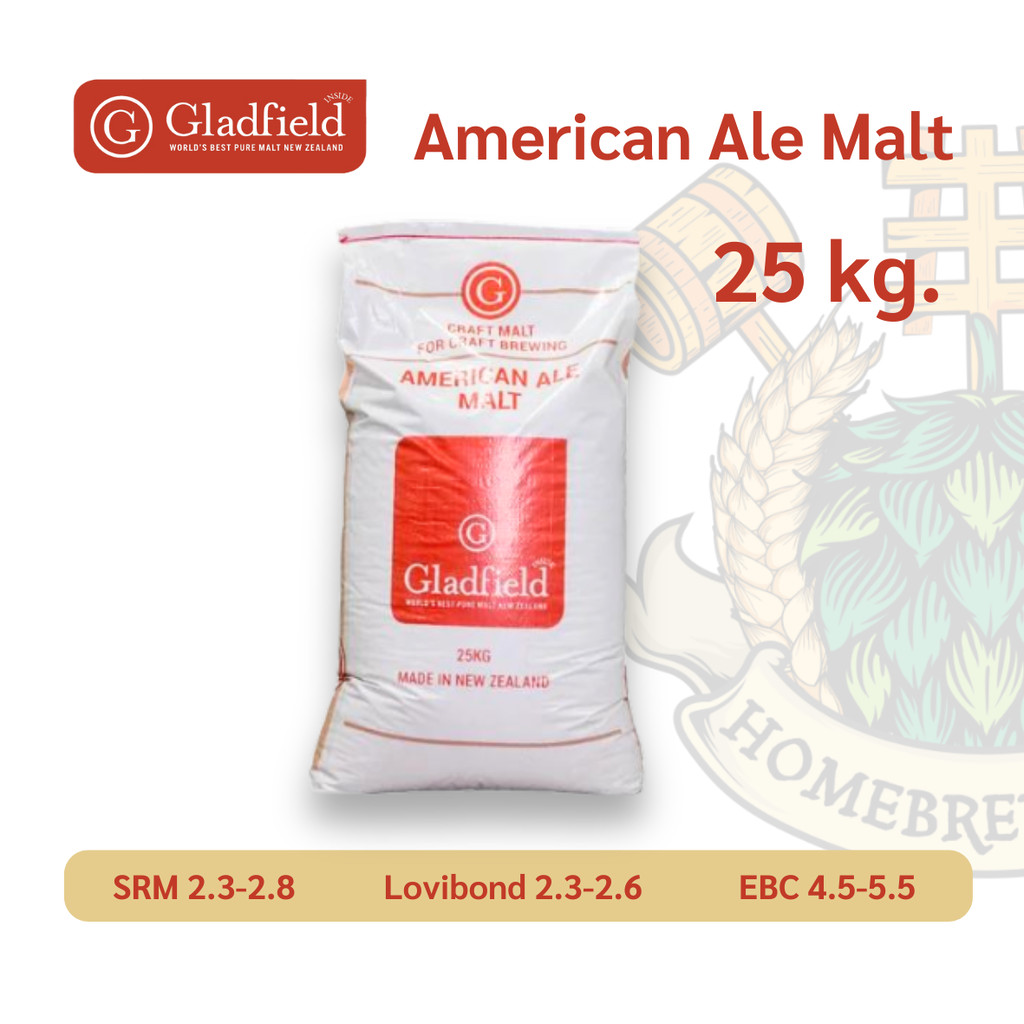 American Ale Malt (Gladfield) / กระสอบ 25 kg