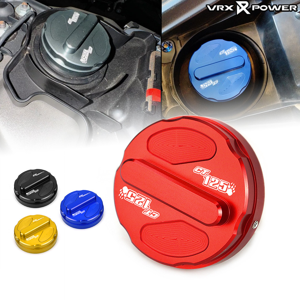สําหรับ HONDA CT125 รถจักรยานยนต์ CNC การใช้ถังฝาครอบน้ํามันเบนซินหมวก Guard