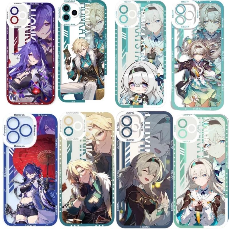 กรณีสําหรับ Infinix GT 20 Pro หมายเหตุ 40 Pro 30 Hot 40 Pro 40i 30i 30 สมาร์ท 8 Pro 9 เคสโทรศัพท์ Honkai Star Rail Firefly Aventurine Acheron นุ่มป้องกัน TPU