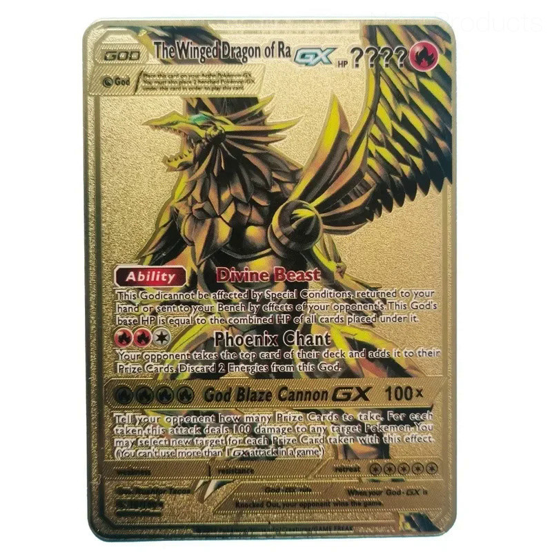 💝 New Pokemon 20Style  Cards Gold Metal Pokemon Cards  English Hard Iron Cards Mewtwo Pikachu Gx Cha