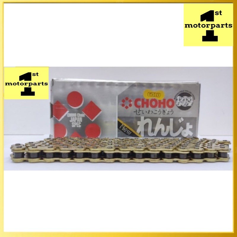 [CHOHO] 415 CHAIN CHHO RANTAI CHAIN JAPAN SPEC HEAVY DUTY GOLD CHAIN 415HX122L & 132L