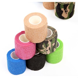 ผ้าพันแผลรองรับข้อต่อเทปสําหรับเล่นกีฬา 5สี สายรัดข้อศอกข้อศ…