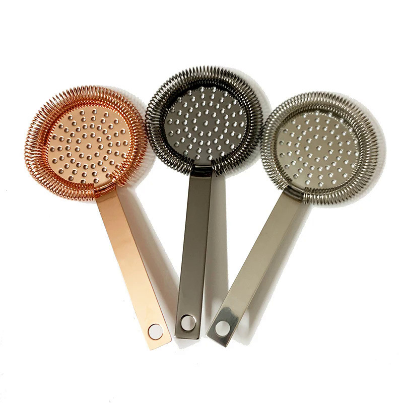 Hawthorne Cocktail Strainer - Stainless Steel Bar Strainer for Professional Bartenders and Mixologis