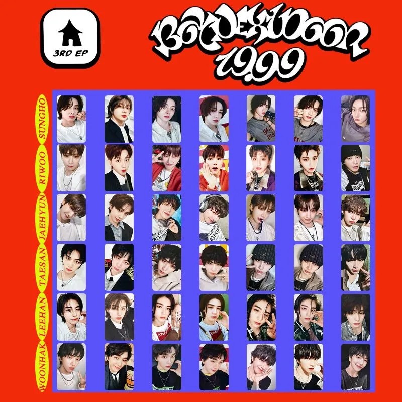6-7pcs BOY NEXT ประตู Photocards 19.99 Nice Guy Lomo การ์ด BOYNEXTDOOR SUNGHO RIWOO JAEHYYUN TAESAN LEEHANNHAK Kpop โฮโลแกรมโปสการ์ดสินค้าราคาถูก CX