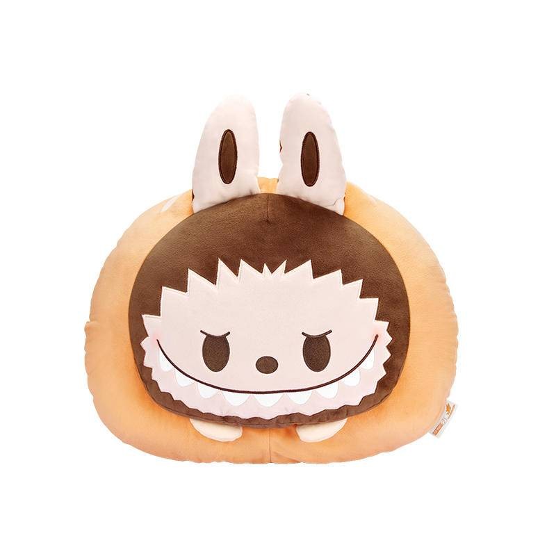 P POPMART POPMART Bubble Cute Granule Toast Series Pillow LABUBU ตกแต่งบ้าน PUCKY สินค้า