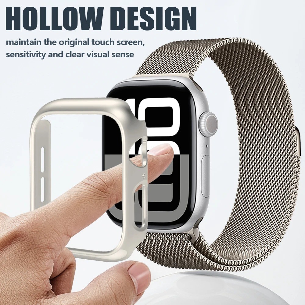 Pc สําหรับ Apple Watch กรณีป้องกัน 42/46 มม.SE Series 10 Hollowed Out Apple กรณี Elegant และ Slim โดยรวมป้องกันกรณี 42/46 มม. ราคา ถูกที่สุด ดีลบีเคเค แกลเลอรีภาพที่ 4
