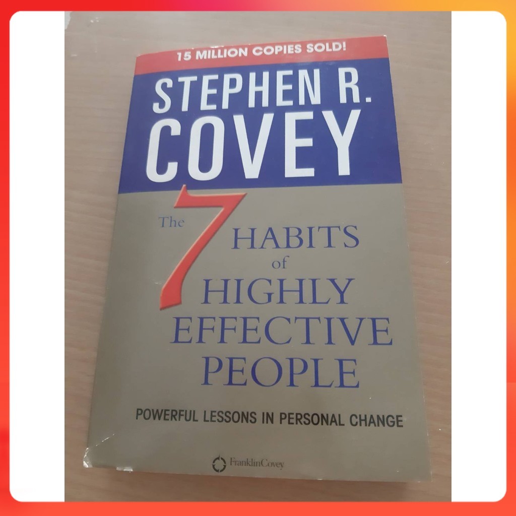 [หนังสือมือสอง สภาพอ่าน] the 7 habits of highly effective people ภาษาอังกฤษ ขายถูก
