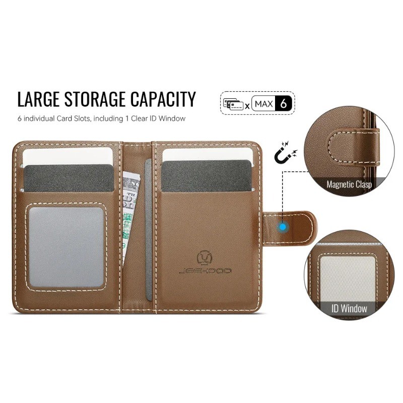 Universal Magnetic Attraction กระเป๋าสตางค์หนังสําหรับ iPhone 17 Pro Max 16 15 14 Plus 13 S25 Ultra 