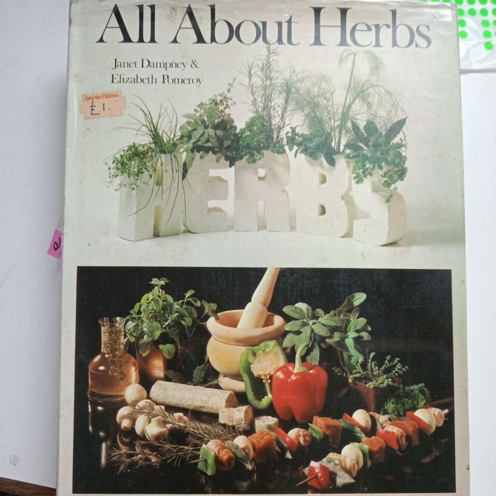 A6/ALL ABOUT HERBS/Janet hydrey&Elizabeth posters/Eng/herbs/สภาพ:B