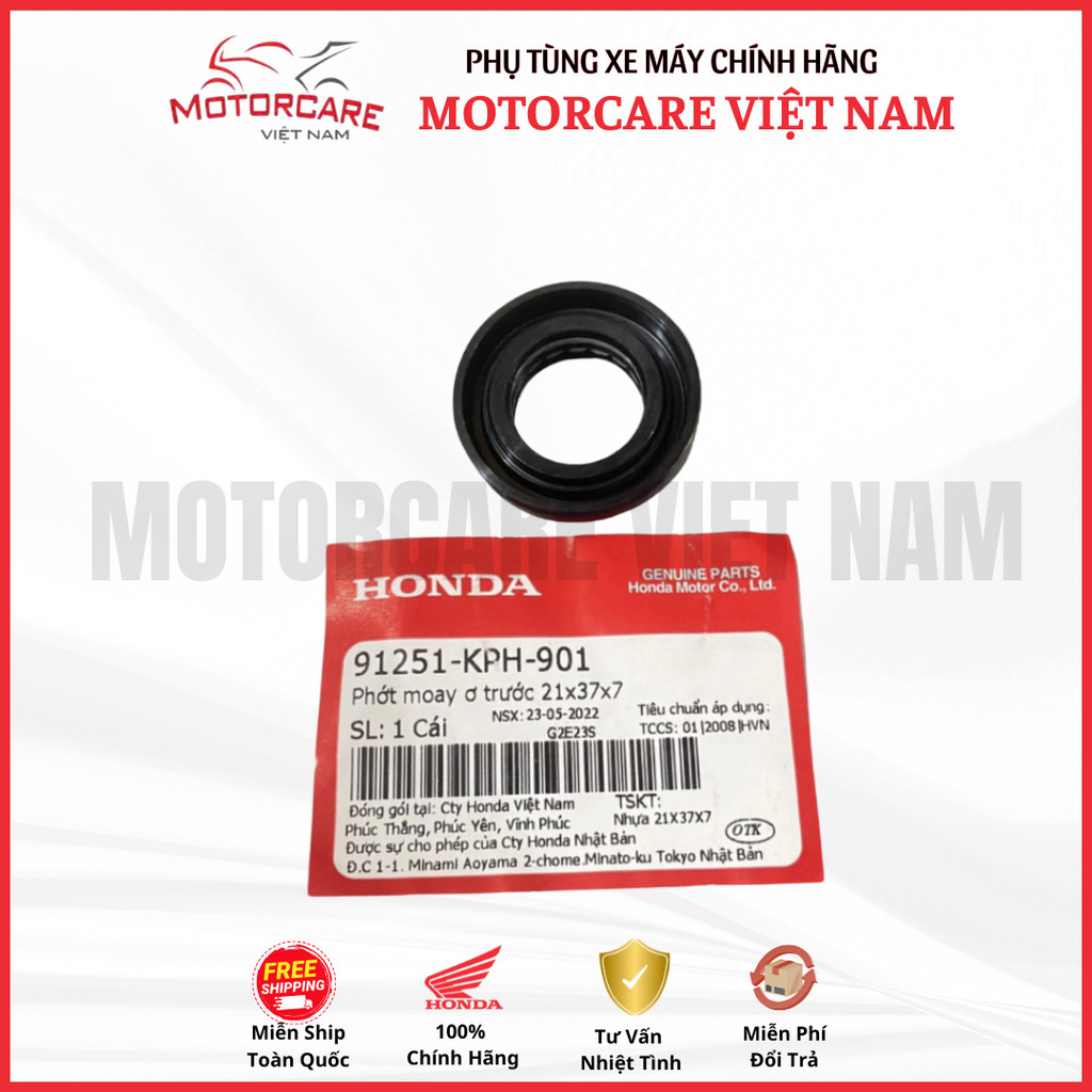 ซีลหน้า Honda 301 แท้ (91251-KPH-901)