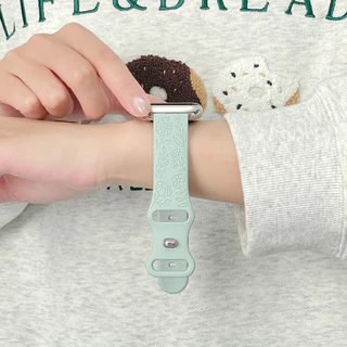 ดอกทานตะวันแกะสลักซิลิโคนสําหรับ Amazfit Bip 6 5 5 Unity Amazfit Active 2 สมาร์ทวอท์ชสร้อยข้อมือ Amazfit Bip 3 3 Pro Bip U GTS 2 3 4 Mini เปลี่ยนสายรัดข้อมืออุปกรณ์เสริม