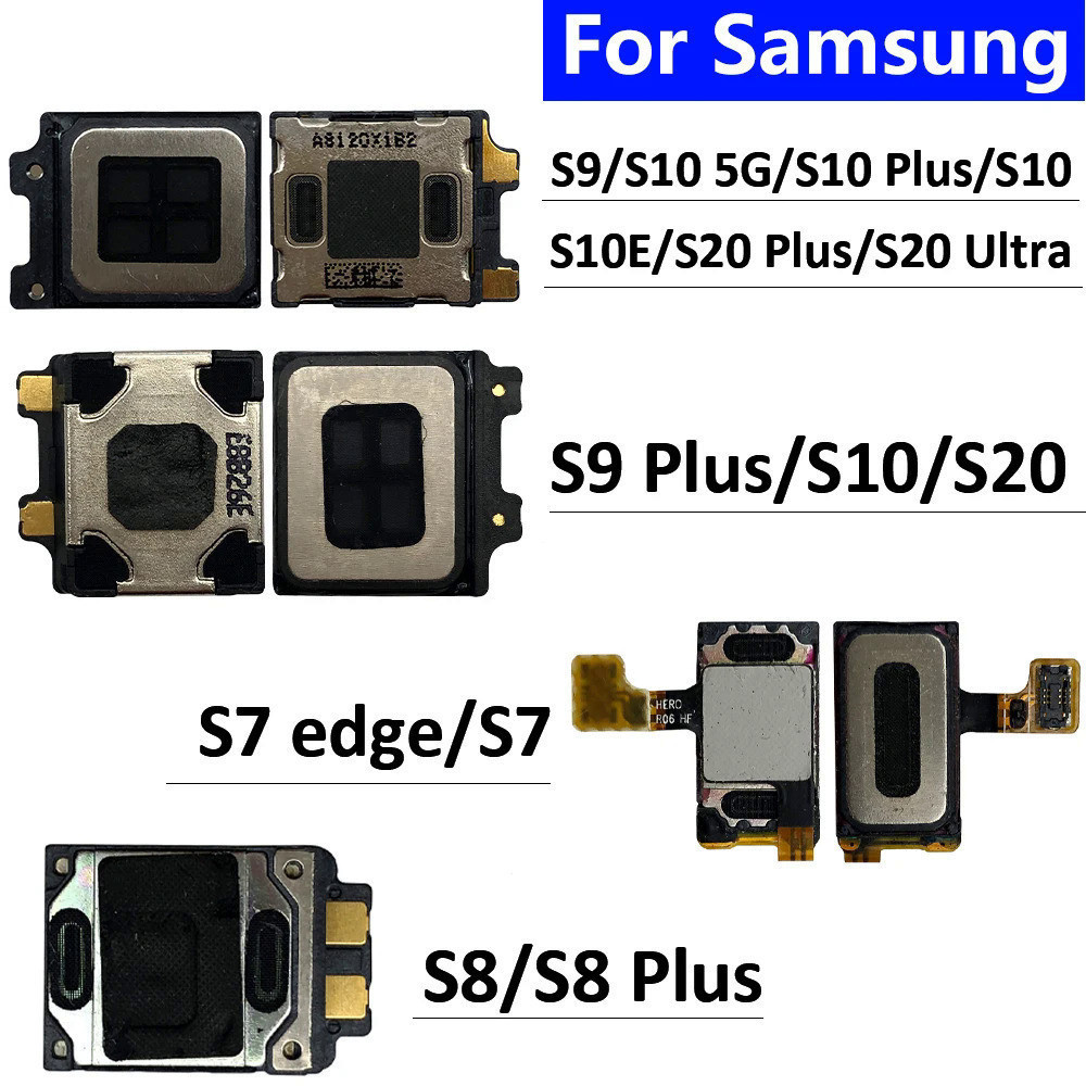 Original ด้านหน้าหูฟังหูฟังหูฟังลําโพงตัวรับสัญญาณ Repla สําหรับ Samsung Galaxy S20 Ultra S10 S9 S8 Plus S7 edge