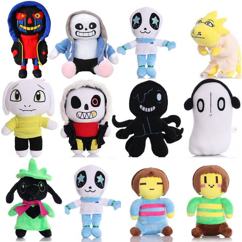 ตุ๊กตา Undertale Action Figure Sans Sunflower Chara Asriel Lancer 30 ซม.Undertale ตุ๊กตาตุ๊กตาตุ๊กตา